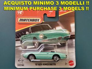 Matchbox '67 Alfa Romeo Duetto Verde