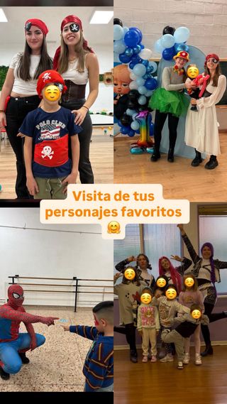 Animaciones infantiles en cumpleaños y eventos