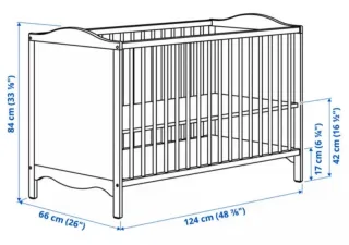 Cuna Ikea Hensvik Blanca