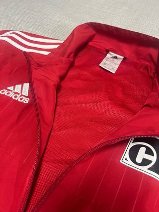 Chaqueta Cortavientos Adidas Roja 2016