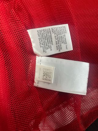 Chaqueta Cortavientos Adidas Roja 2016