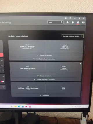 PC Gaming RX 9060XT 16GB/ 32GB RAM DDR5 6000mhz