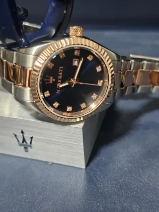 Reloj Maserati Mujer Oro y Plata
