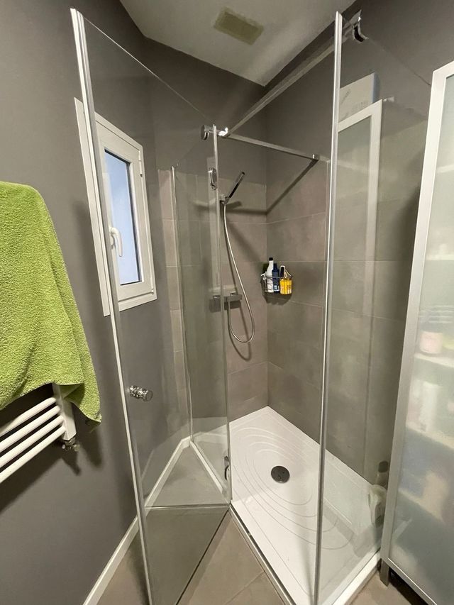 Mampara Ducha Profiltek Cristal y Metal