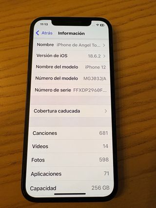 iPhone 12 256GB Negro Seminuevo