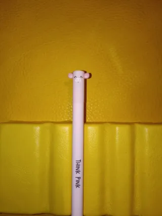 Penna Legami Think Pink con orsetto