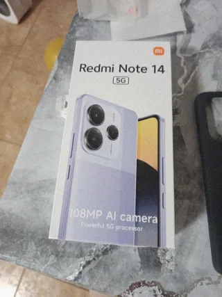 Xiaomi Redmi Note 14 5G Negro/Morado