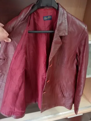 Chaqueta de cuero Pepe Nieto Roja