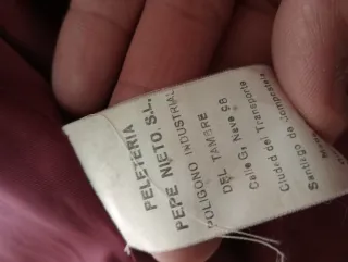 Chaqueta de cuero Pepe Nieto Roja