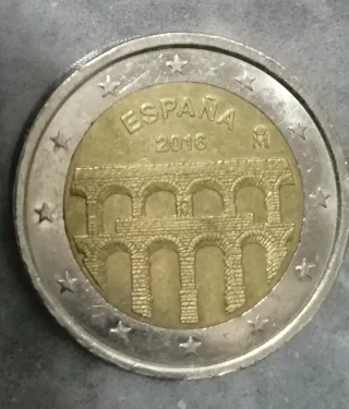 2€ Conmemorativa España 2016 Acueducto Segovia