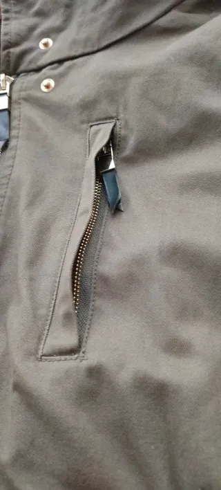 Parka Mujer Verde Militar con Capucha