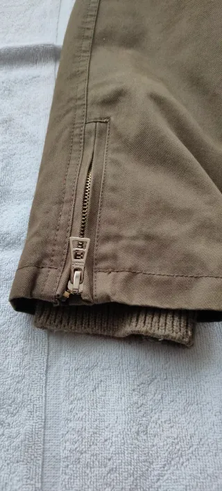 Parka Mujer Verde Militar con Capucha