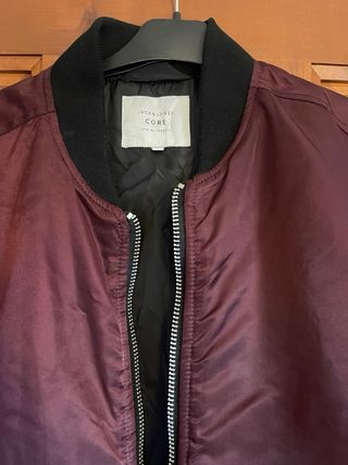 Chaqueta Bomber Jack & Jones Morado Hombre