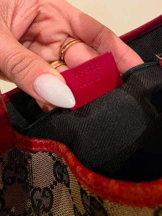 Bolso Gucci Vintage GG Monogram Rojo