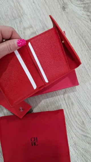 Cartera Carolina Herrera Roja