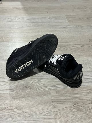 Zapatos Louis Vuitton Trainer Negros T42