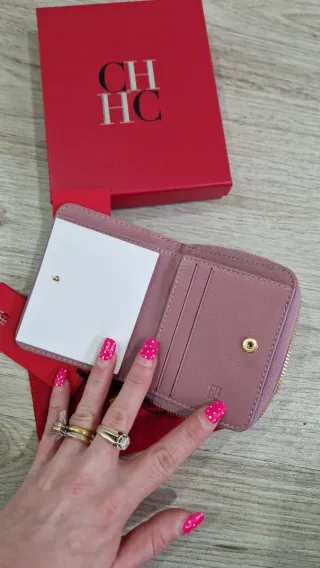 Cartera Carolina Herrera rosa