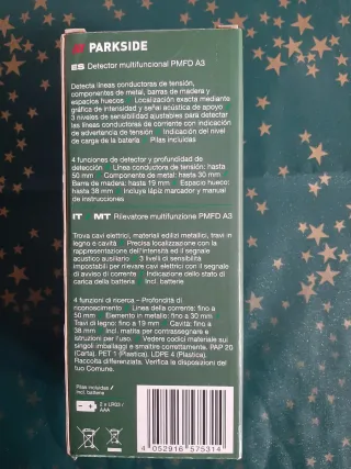 Detector multifuncional Parkside