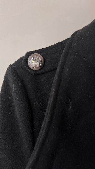 Abrigo militar negro Derek Heart Talla M