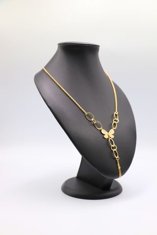 GARGANTILLA MARIPOSA. 18K.