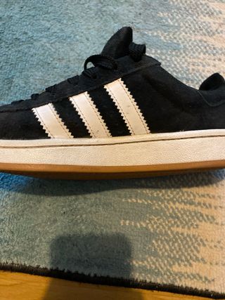 Adidas Campus Negras Talla 38 y medio
