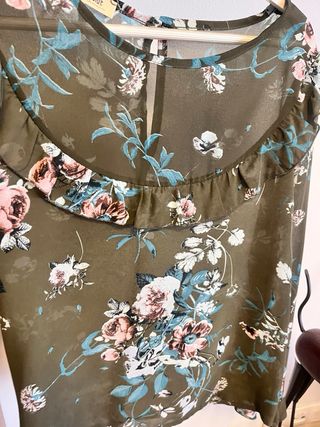 Camisa femenina semitransparente muy bonita!