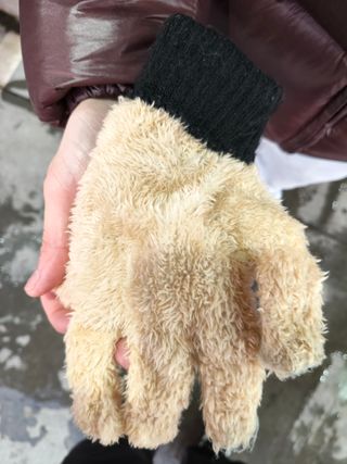 Guantes de algodón negros