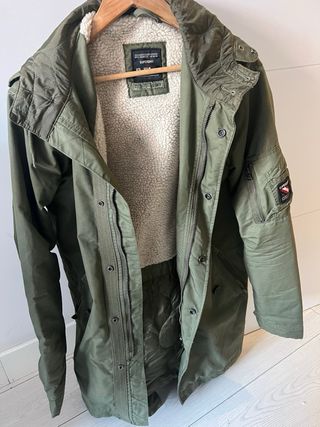 Parka Superdry Talla S Verde