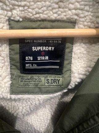 Parka Superdry Talla S Verde