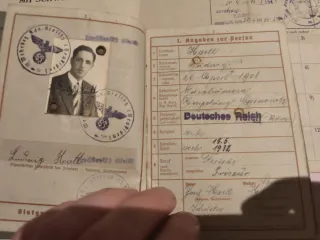 Lote Soldbuch Wehrpass Soldado Jager Rusia medalla