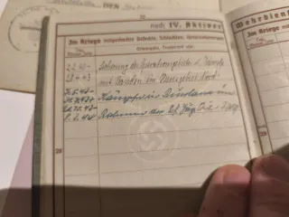 Lote Soldbuch Wehrpass Soldado Jager Rusia medalla