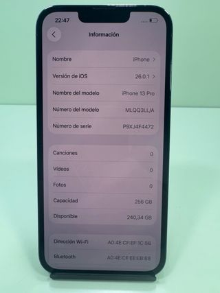 iPhone 13 Pro 256GB Azul
