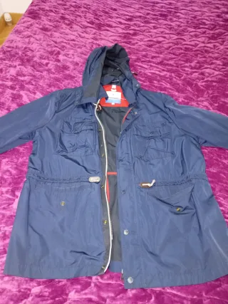 Parka El Ganso azul entretiempo