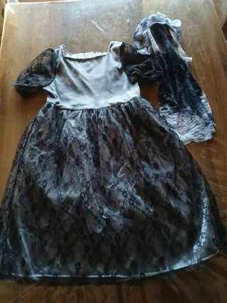 Disfraz Novia Cadáver Niña