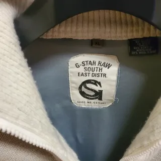 Jersey lana cuello alto cremallera hombre XL