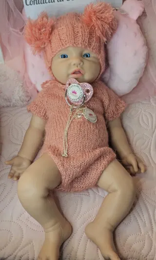 Muñeca Reborn Silicona 45cm