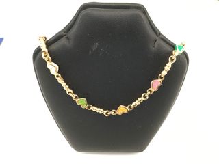 pulsera oro 18k con piedra