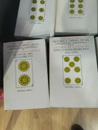 Historia y crítica de la literatura española