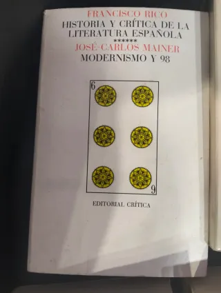 Historia y crítica de la literatura española