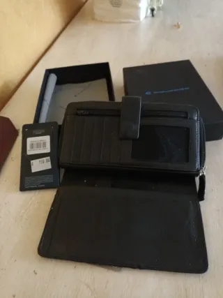 Portafoglio Piquadro donna nero