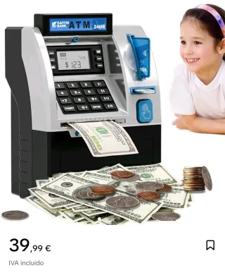 Cajero automático de juguete
