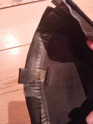 Botas de cuero Love to love negras