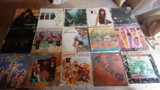 Lote 425 LPs + 95 Singles Vinilo
