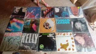 Lote 425 LPs + 95 Singles Vinilo