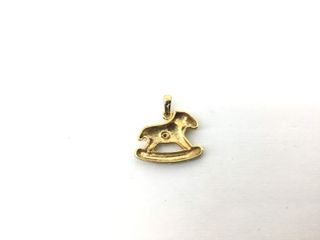 colgante oro 18k con piedra