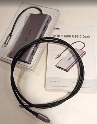 Docking Station 12 en 1 USB C Hub