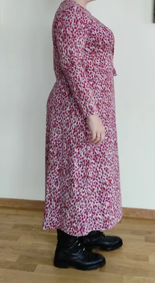 Vestido Cortefiel estampado talla XXL