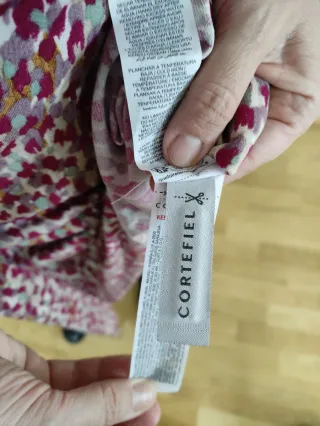 Vestido Cortefiel estampado talla XXL