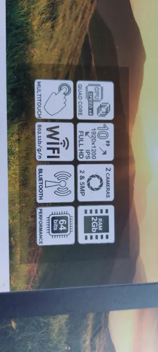 Tablet Ezee TAB 10Q20-XL de 10" pulgadas 2 GB de