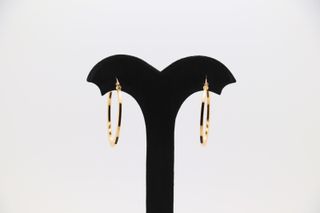 PENDIENTES ARO GRECA. Oro 18k.